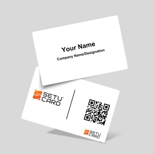 Classic White NFC Business Card